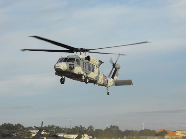 Sikorsky S-70 (02-7339) - Mexican Air Force UH-60 lifting off the helicopter pads in Tallahassee