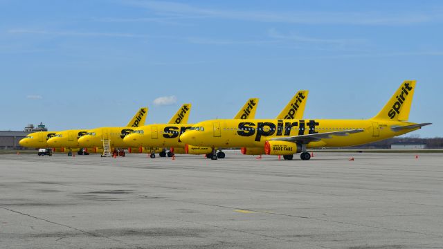 Airbus A320 (N601NK) - Spirit Airlines Airbus A320-232 N601NK in Willow Run 