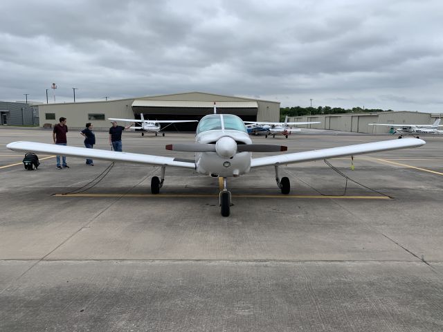 Piper Cherokee (N8883J) - This photo was taken in 2018. My Grandfather bought this plane brand new in 1967. This plane was sold years down the line but was found to be still flying to this day.br /My family got to talking about grandpa's plane and how we haven't seen it in over 40 years. My mom said to see it if is still flying. "I bet it is not", and to our surprise, it was 5 miles away at a nearby airport in North Texas. It was very emotional for my mom to see this photo and plane again after all these years.br /Photographed with permission of the local FBO after they were told the backstory and old photos shown.