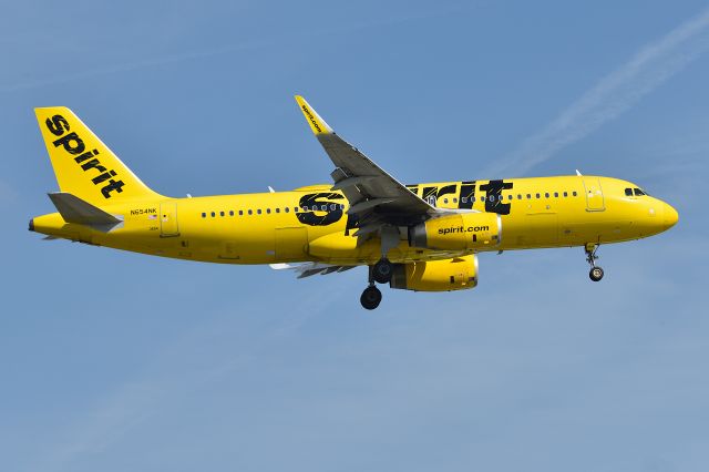 Airbus A320 (N654NK) - 23L 06-21-25
