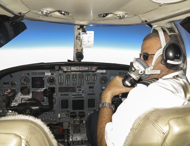 Cessna Citation V (N365EA) - At FL450.