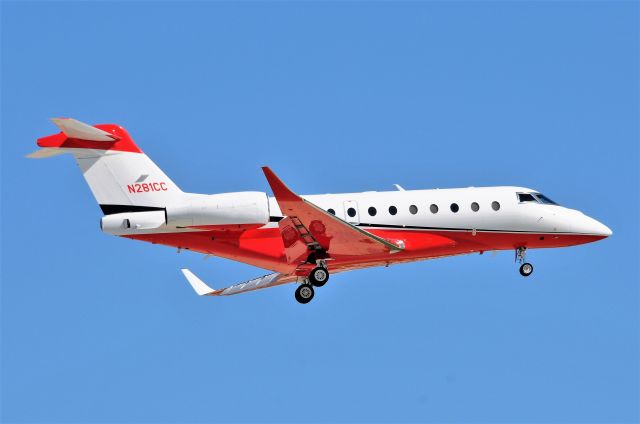 IAI Gulfstream G280 (N281CC) - Cummings Intl Biz Jet arriving 23-R at KIND on 05-21-17 for quick drop off and departure for BAK.