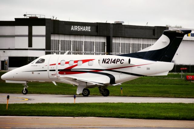 Embraer Phenom 100 (N214PC) - Year: 2012br /Make: Embraer Executive Jets br /Model: Phenom 100br /Opby: Private Owner br /br /Route: KBUF  --> KAGCbr /br /** First Photos of N214PC on FlightAware **