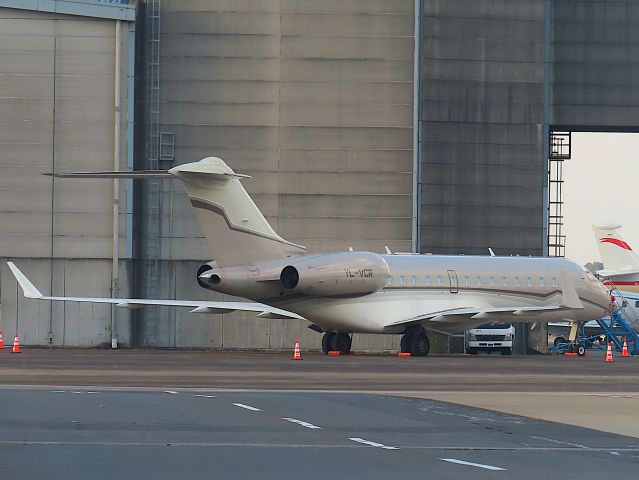 Bombardier Global Express (YL-VCR) - Photo taken on Dec 30, 2023.