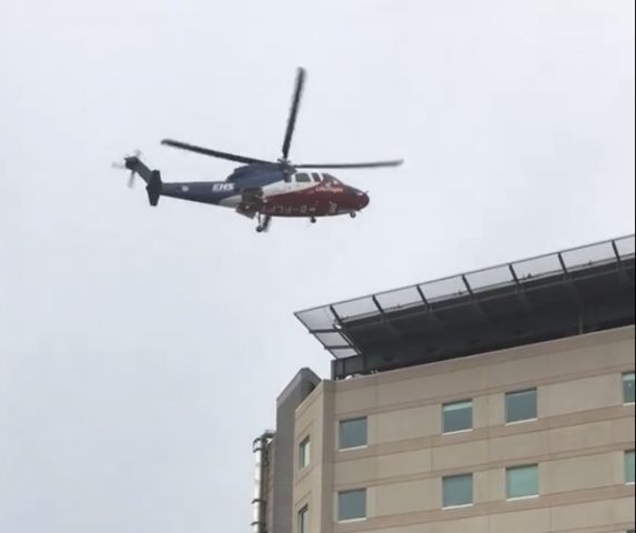 Sikorsky S-76 (C-FLFT) - Adjacent to Helideck on ground (south street, Halifax)