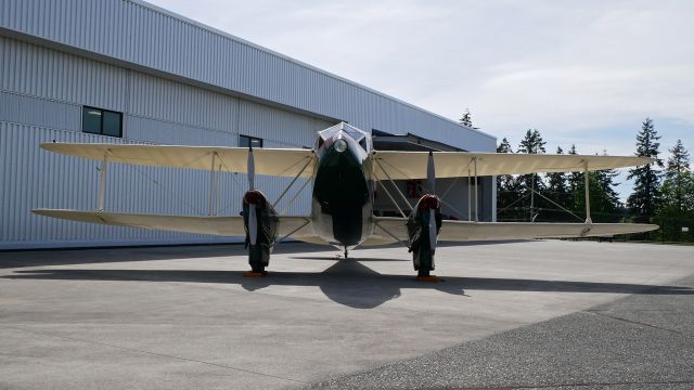 De Havilland Dragon Rapide (N683DH) - Historic Flight Foundations recent addition a DeHavilland DH-89A Dominie/Dragon Rapide (C/N 6782) parked on their ramp on 5.9.17.