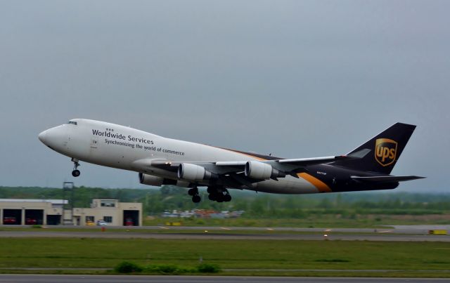 Boeing 747-400 (N577UP) - 2014年０６月０７日･撮影New　ＣｈｉｔｏｓｅＡｉｒｐｏｒｔ