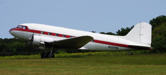 Douglas DC-3 (N137PB) - Taken at Cape Cod airfield 