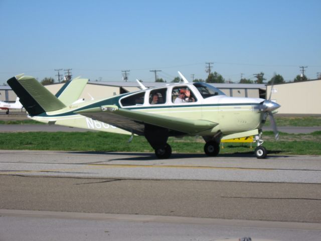 Beechcraft 35 Bonanza (N6069S) - TAXIING AT FULLERTON