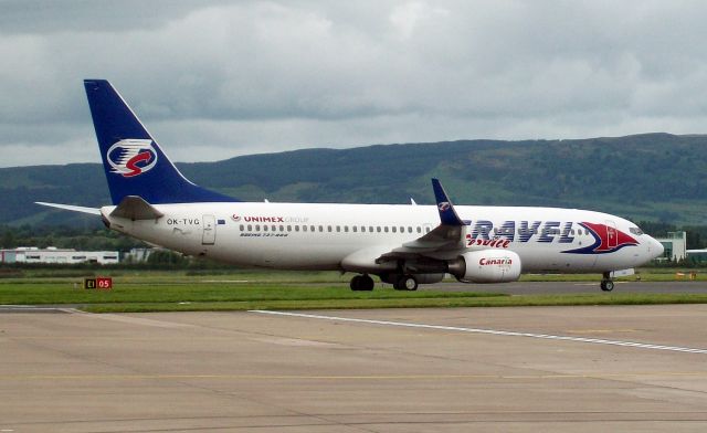 Boeing 737-700 (OK-TVG) - Travel Service