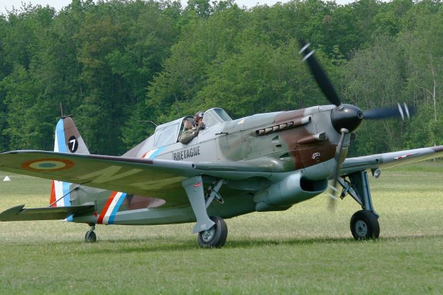 HB-RCF — - Morane Saulnier MS-412 (EKW D-3801), Swiss Historic Aircraft Collection, La Ferté-Alais Airfield (LFFQ), La Ferté-Alais Airfield (LFFQ) Air show 2012