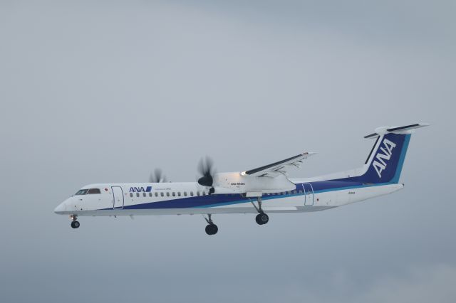 de Havilland Dash 8-400 (JA841A) - 13 February 2016:CTS-HKD.