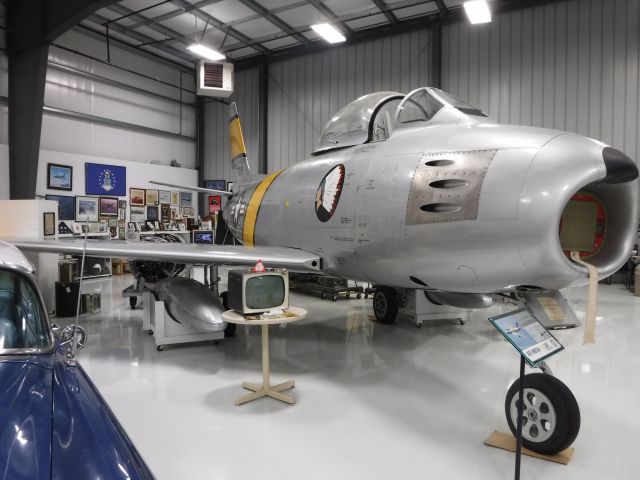 — — - North American F-86F Sabre at the Nampa, Idaho Warhawk Museum