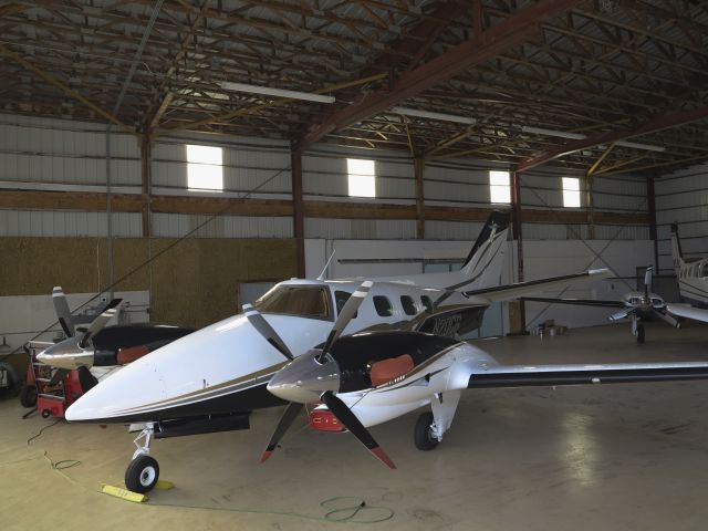 Beechcraft Duke (N20CG) - A Duke equipped with a propeller turbine!