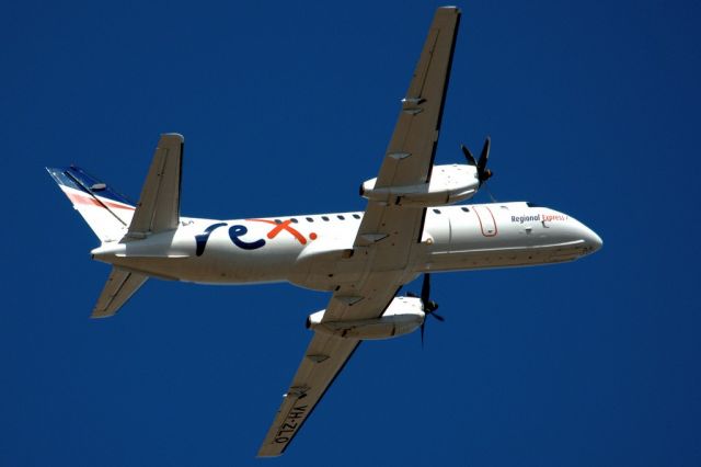 Saab 340 (VH-ZLO) - Heading skywards off runway 23. Thursday 4th April 2013.