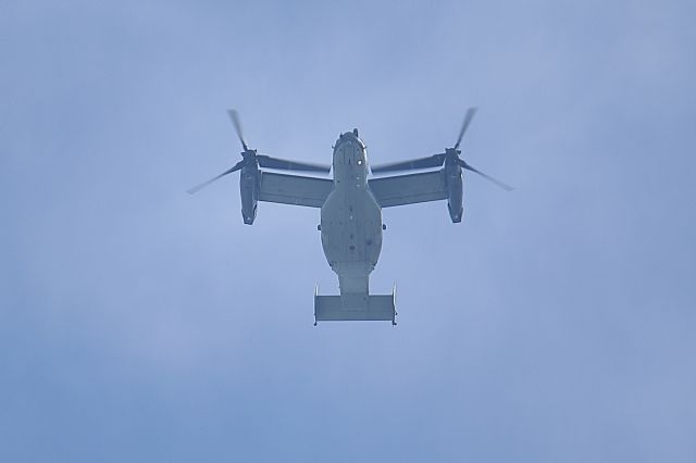 Bell V-22 Osprey — - US,Air force's CV-22br /On the approach to Yokota, it passed over Chofu.