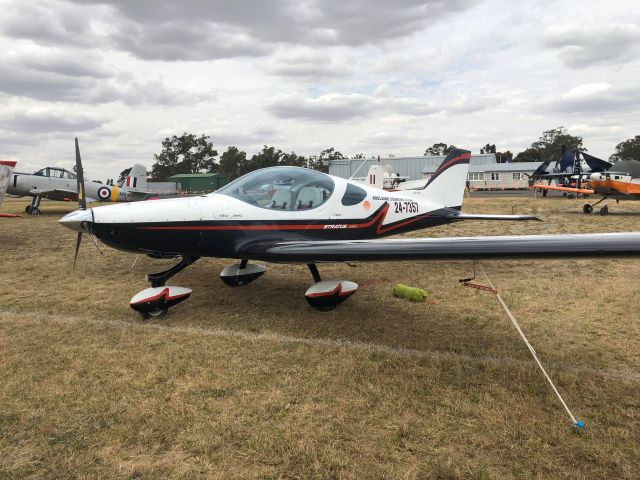 ROKO AERO NG-4 Prodigy 4 (24-7357) - Tied down just after landing for the Nhill Airshow 2019