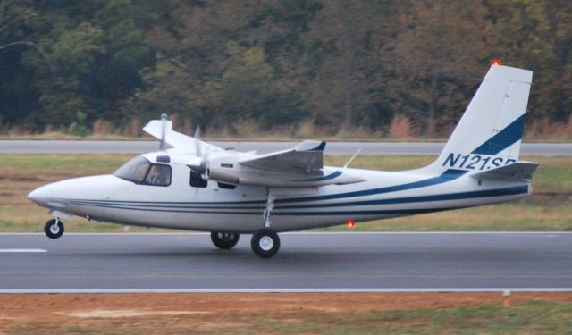 Beechcraft King Air 90 (N121SB) - Rotating on runway 20 KJQF - 10/23/09