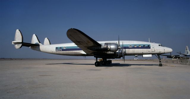 Lockheed EC-121 Constellation (N6237G) - N6237G L-1049G at Lancaster 12 September 1968 - ready for the boneyard.