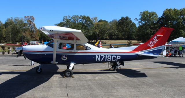 Cessna Skylane (N719CP) - A 2005 model Cessna 182T Skylane operated by the Civil Air Patrol on the ramp at St. Clair County Municipal Airport, Pell City, AL during Aviation Career Day 2022 - October 8, 2022.