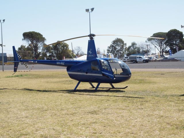 Robinson R-44 (VH-RIZ) - VH-RIZ static after refuellingbr /Helicruz, Orange, NSW, Australia