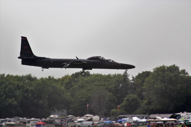 Lockheed ER-2 (AFR80065) - U2 Dragon Lady arriving from Beale AFB CA to do two passes to open Tuesday Show at Oshkosh.br /br /Highlight was listening to the U2 for 10 minutes climb to flight level on return trip to California. 