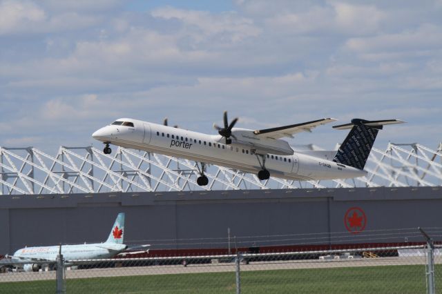 CC-KQB — - Bombardier Q400 departing from Montreal-Trudeau