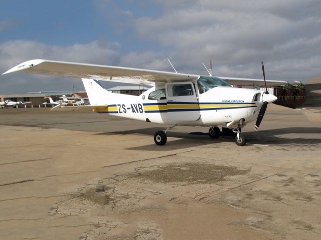 Cessna Centurion (ZS-AVB) - At South Africa.