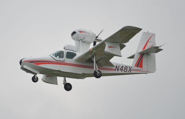 LAKE LA-200 (N48X) - Final approach to RW 36 at Oshkosh Airventure 2018 on Sunday.