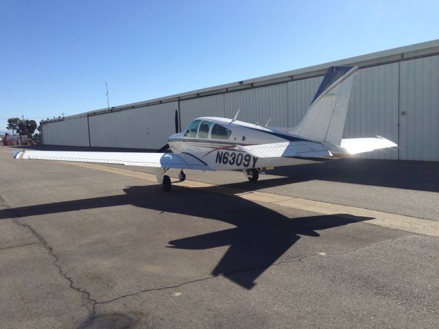 Beechcraft Bonanza (33) (N6309Y) - IO-550 F33A Bonanza, November 17, 2019