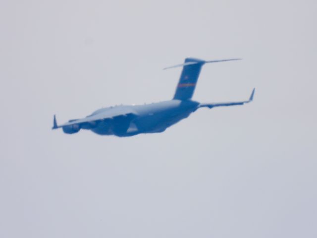 Boeing Globemaster III (96-0008) - CADDO82br /MAKING HIS FINI FLIGHT OVER Baxter Springs Kansas. br /08/19/22