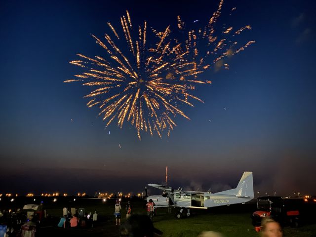 Cessna Caravan (C208JP) - Celebrating the arrival of JP at Chicagoland Skydiving Center in Rochelle, IL