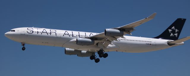 Airbus A340-300 (D-AIFA) - Arrival 30L, CLH # 488 from FRA  07-04-2016