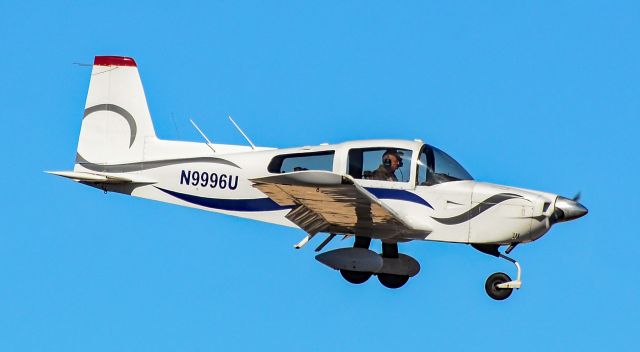 Grumman AA-5 Tiger (N9996U) - N9996U 1977 GRUMMAN AMERICAN AVN. AA-5A Tiger s/n AA5A0396 -North Las Vegas Airport  KVGTbr /Photo: TDelCorobr /October 28, 2022 
