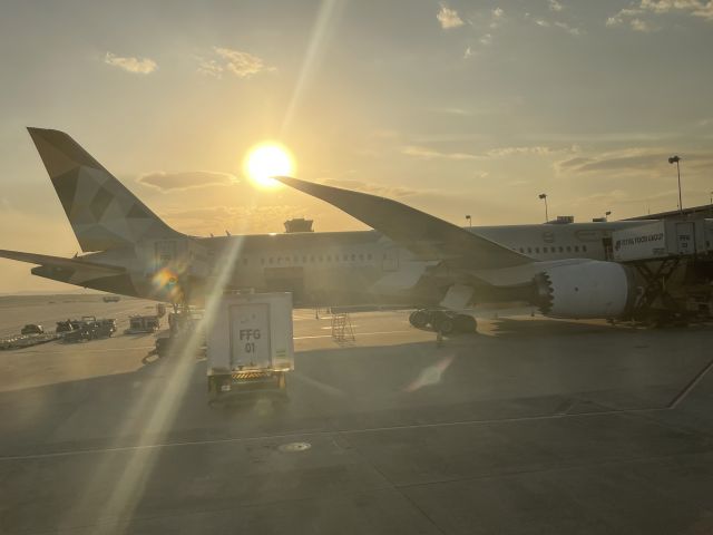 Boeing 787-9 Dreamliner (A6-BLC) - Arrived from Abu Dhabi.