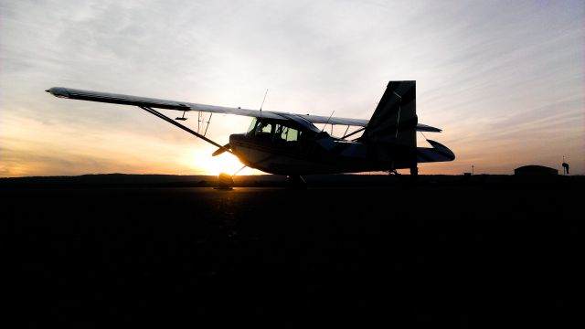 CHAMPION Decathlon (N717AC) - Taken after my first Aerobatic/Spin ride on a perfect nightbr /Nothing like seeing the sunset upside down!