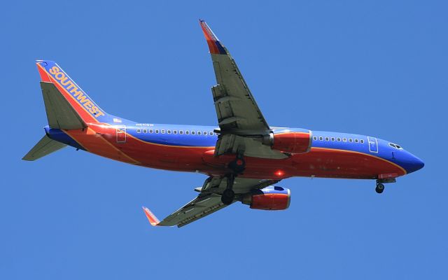 N641SW — - 737-3H4 approaching Nashville