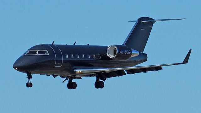 Canadair Challenger (VH-SCR) - Bombadier CL-600-2B16 VH-SCR R03 YPPH 160618.