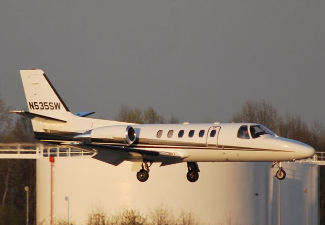 Cessna Citation II (N535SW) - SETZER RED RIVER LLC - Arriving 18C - 3/18/11