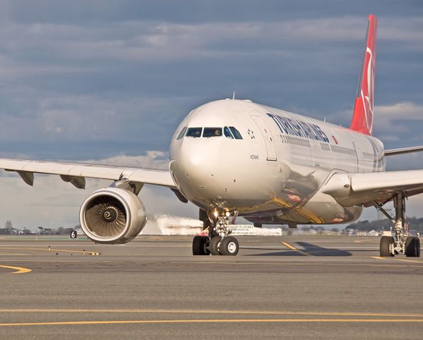 Airbus A330-300 (TC-JNI) - Taxi to the gate