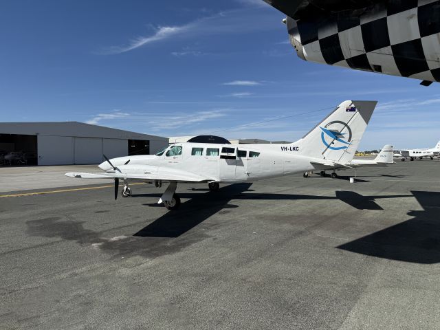 Cessna 402 (VH-LKC) - The C402 is till a work horse in Australia. At Jandakot near Perth. 27-MAR-2025.