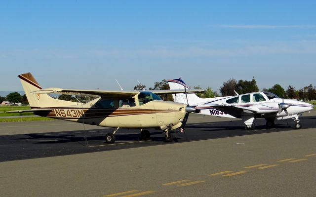 Cessna Centurion (N6431N) - Cessna 210 and Beechcraft Baron 55 visiting @ KRHV.