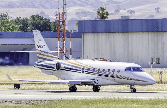 IAI Gulfstream G200 (N30MZ) - IAI Gufstream G200 arrives at Livermore Municipal Airport (CA). May 2021