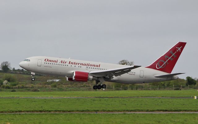 BOEING 767-200 (N207AX) - omni b767-200er n207ax about to land at shannon 12/4/17.