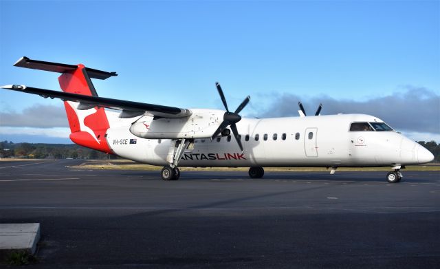 de Havilland Dash 8-300 (VH-SCE) - Qantaslink Bombardier DHC-8-315Q Dash 8 VH-SCE (msn 602) at Wynyard Airport Tasmania Australia. 8 May 2023.