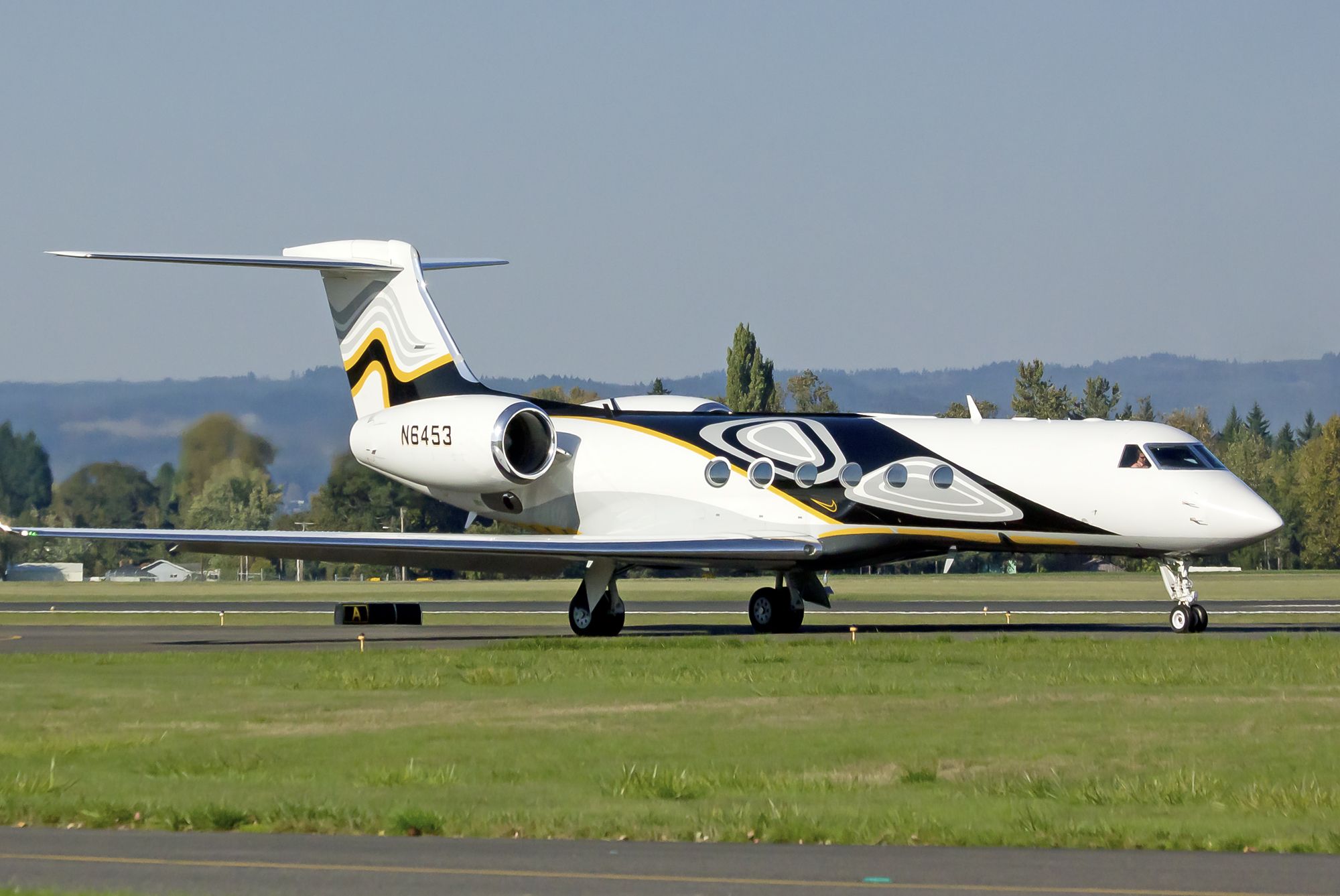 Gulfstream Aerospace Gulfstream V (N6453) - Nike Air!  10-6-13