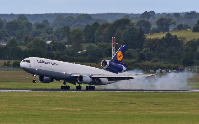 Boeing MD-11 (D-ALCB) - lufthansa cargo md-11f d-alcb landing at shannon 2/7/16.