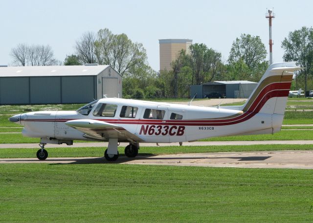 Piper Saratoga (N633CB) - Parked at the Shreveport Downtown airport.