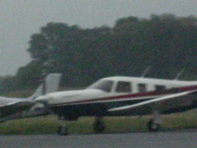 — — - A blurry picture of this plane parked on the ramp at KDYL Airport in pennsylvania.