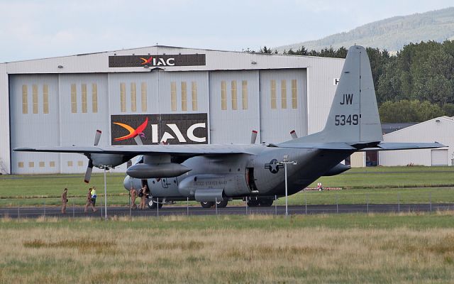 Lockheed C-130 Hercules (16-5349) - convoy3261 usn c-130t 165349 at shannon 9/8/18.